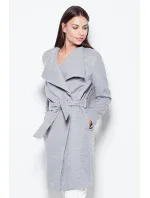 Dámský kabát VT041 šedý - Venaton