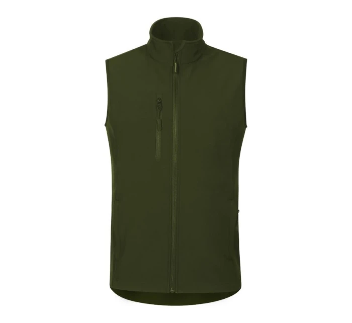 Pánská softshellová vesta Trail (vojenská) Pánská softshellová vesta Trail (vojenská)