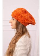 Dámská čepice Sofia model 18752193 oranžová - K-Fashion