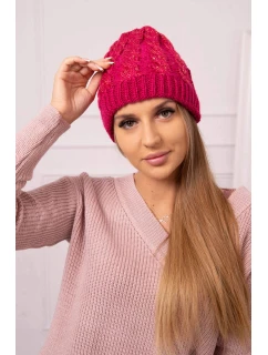 Dámská čepice Kalina model 21798581 fuchsiová - K-Fashion