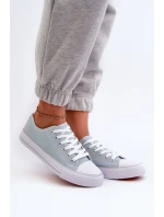 Dámské látkové klasické nízké tenisky máta model 21662384 - Boto Dámské látkové klasické nízké tenisky máta model 21662384 - Boto