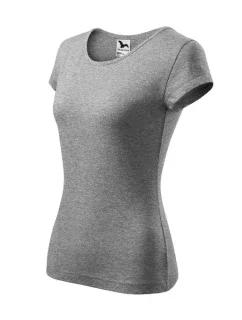 Pure tričko dámské tmavě šedý melír