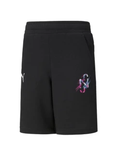 Dětské šortky Neymar Jr Creativity Jr 605561-01 černá vzor - Puma