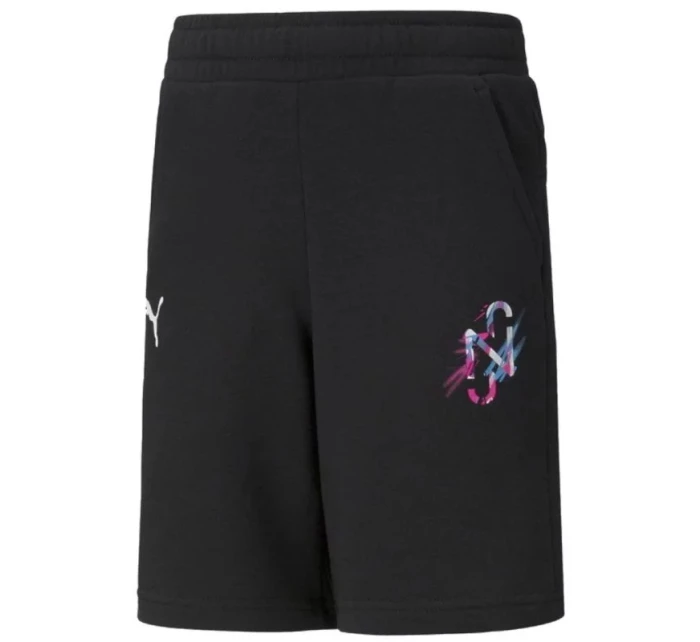 Dětské šortky Neymar Jr Creativity Jr 605561-01 černá vzor - Puma