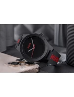 For Pánské hodinky černé + BOX model 21805927 - Hugo For Pánské hodinky černé + BOX model 21805927 - Hugo