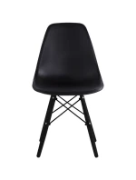 SKANDINÁVSKÁ ŽIDLE MATERA ČERNÁ KPL 2KS