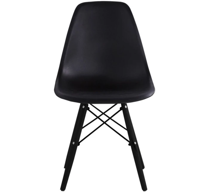 SKANDINÁVSKÁ ŽIDLE MATERA ČERNÁ KPL 2KS