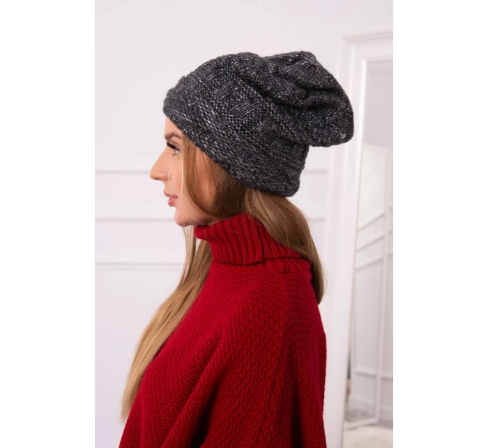 Fleecová čepice Edyta K298 graphite Fleecová čepice Edyta K298 graphite