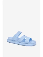 Dámské Gumové Pantofle S Páskem Modré Tavirae Dámské Gumové Pantofle S Páskem Modré Tavirae