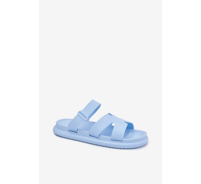 Dámské Gumové Pantofle S Páskem Modré Tavirae Dámské Gumové Pantofle S Páskem Modré Tavirae