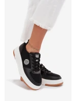 Dámské Tenisky Na Platformě Big Star RR274573 HI-POLY SYSTEM Černé Dámské Tenisky Na Platformě Big Star RR274573 HI-POLY SYSTEM Černé