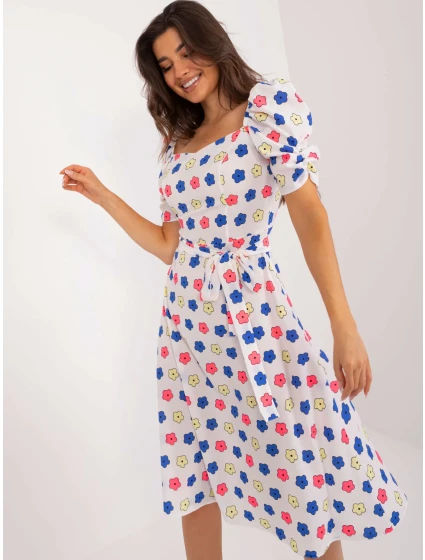 Sukienka LK SK model 20180296 biały - FPrice Sukienka LK SK model 20180296 biały - FPrice
