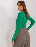 Sweter PM SW model 18975410 zielony - FPrice Sweter PM SW model 18975410 zielony - FPrice