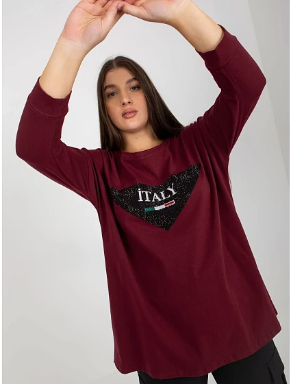 Halenka VI BZ model 17913769 tmavě fialová - FPrice