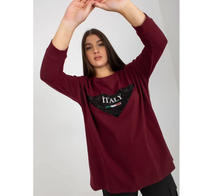 Halenka VI BZ 2911.82P tmavě fialová