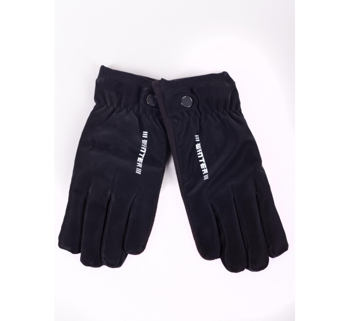 Yoclub Pánské rukavice RES-0164F-345C Black