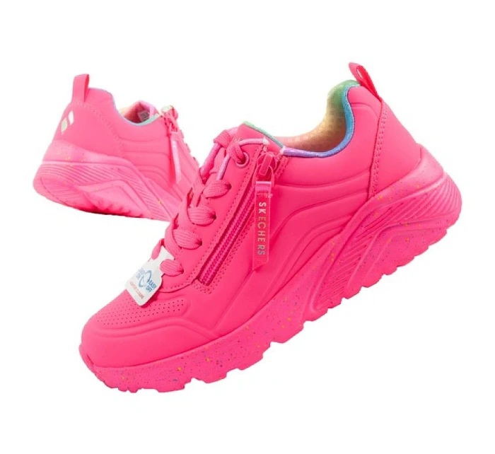 Dětské sportovní tenisky Skechers Uno Lite růžové pohodlné