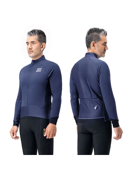 zimní fleecová cyklistická bunda velikost L modrá model 22114163 - Rockbros