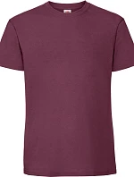 Fruit of the Loom Iconic 195 T Pánské těžké tričko 16.1422 burgundy
