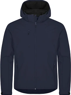Classics Softshell Hoody M Pánská 3vrstvá softshellová bunda s kapucí model 22471071 dark navy - Clique
