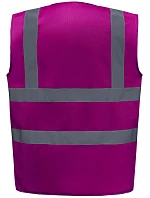 Yoko HVW 100 Hi-Vis bezpečnostní vesta 79.W100 raspberry