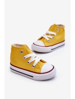 Dětské Vysoké Tenisky Žlutá Filemon