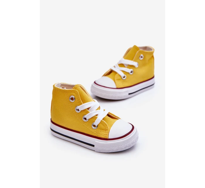 Dětské Vysoké Tenisky Žlutá Filemon