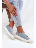 Dámské Textilní Tenisky Big Star model 21693106 Modré - Big Star Shoes Dámské Textilní Tenisky Big Star model 21693106 Modré - Big Star Shoes