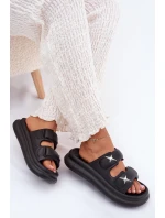 Pěnové Dámské Sandály Na Platformě Černé model 21700361 - Boto Pěnové Dámské Sandály Na Platformě Černé model 21700361 - Boto