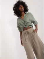 Kalhoty D73761M62237E khaki