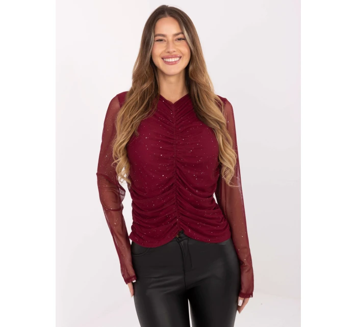 Bluzka IT BZ model 21480366 bordowy - FPrice