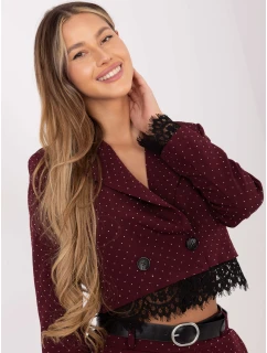 Marynarka IT MA  bordowy model 21799723 - FPrice