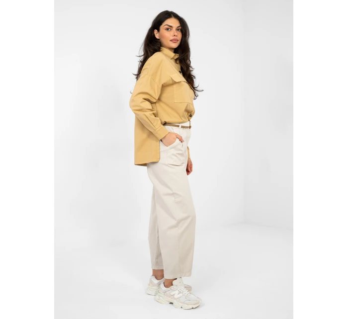 Spodnie IT SP model 21946639 jasny beżowy - FPrice