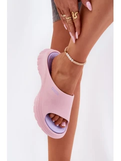 Dámské pěnové pantofle Big Star – růžové