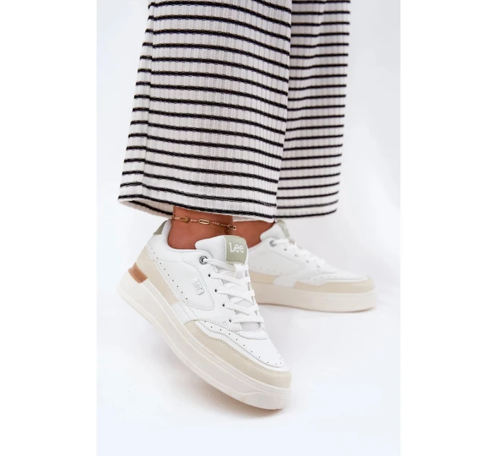 Dámské tenisky na platformě LEE EMMA WOMEN LOW – béžové Dámské tenisky na platformě LEE EMMA WOMEN LOW – béžové