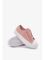 Dětské šněrovací tenisky Big Star – růžové