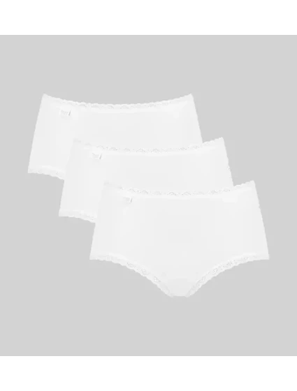 Dámské kalhotky 24/7 Cotton Lace Midi C3P - Sloggi