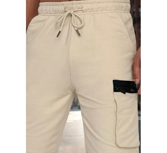 Pánská khaki tepláková souprava FashionStreet AX0809