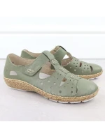 damskie na  zielone model 22033791 - Rieker