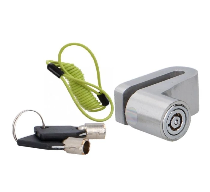 ZÁMEK BRZDOVÉHO KOTOUČE S LANKEM PŘIPOMÍNAJÍCÍM DUNLOP SILVER