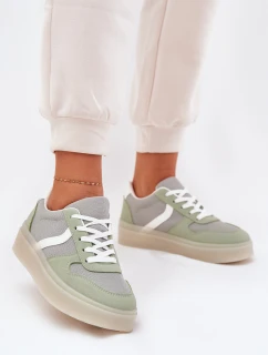 Nízké Dámské Tenisky Na Platformě Zelené model 21689159 - EVENTO