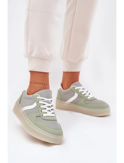 Nízké Dámské Tenisky Na Platformě Zelené model 21689159 - EVENTO