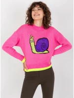 Dámský svetr EM SW 1027 01 růžový