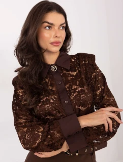 Koszula IT KS model 21795540 brązowy - FPrice