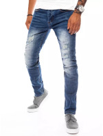 Modré pánské kalhoty Dstreet UX3821