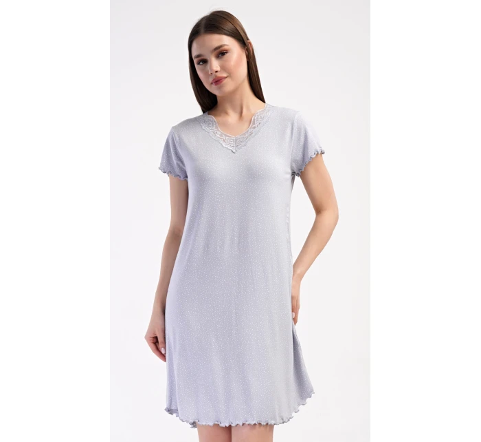 Dámská noční košile s krátkým rukávem Winter Dámská noční košile s krátkým rukávem Winter