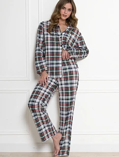 Pyžamo  dlouhé rukávy, velikosti rozepínací model 22267932 - LEVEZA