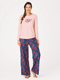Pyžamo Key LNS 635, dlouhé rukávy, velikosti S–XL