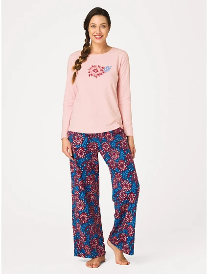 Pyžamo Key LNS 635, dlouhé rukávy, velikosti S–XL