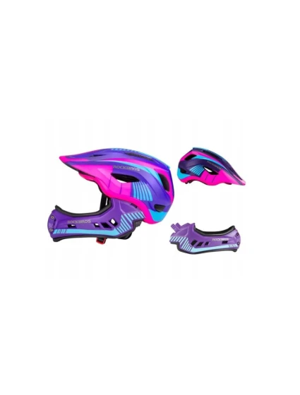 kask dziecięcy fioletowy model 21857317 - Rockbros kask dziecięcy fioletowy model 21857317 - Rockbros